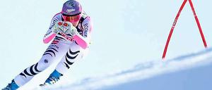 Voll in Fahrt. Maria Riesch.