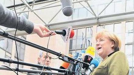 Kanzlerin mit Flexi-Ansatz. Mit ihren Vorschlägen riskiert Angela Merkel auch eine geringere Kontrolle der Mitgliedstaaten über die Verwendung des Geldes.