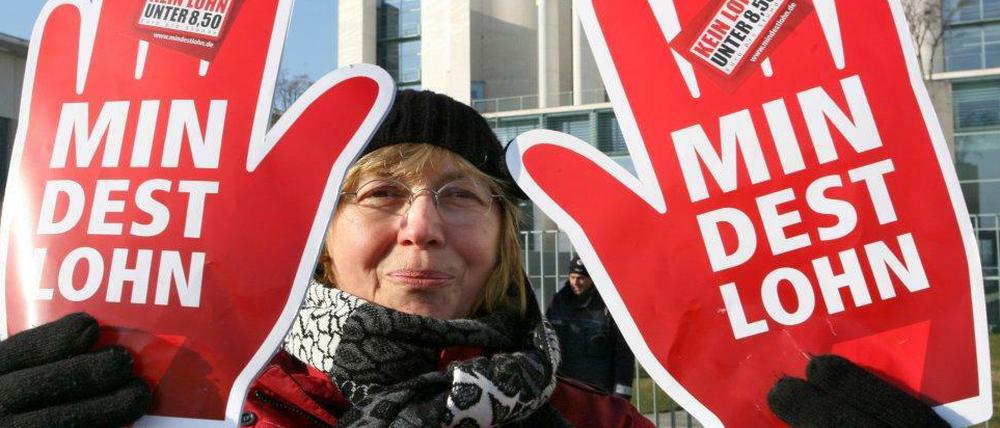 Das Thema Mindestlohn treibt die schwarz-gelbe Koalition auseinander.