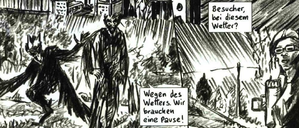 Mysteriöse Mutanten: Eine Seite aus dem Buch.