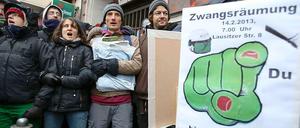 Proteste gegen Räumung. Der Innenausschuss beschäftigte sich mit der Frage, ob deswegen ein Großeinsatz der Polizei notwendig war.