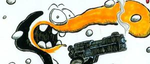 Blut wird fließen: Das Cover des Buches.