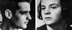 Die Geschwister Hans und Sophie Scholl.