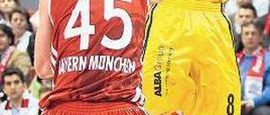 Allein gegen München. Heiko Schaffartzik war noch bester Berliner. Foto: Eibner