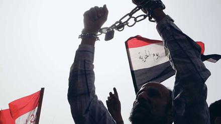 Aufruhr. Demonstranten auf dem Tahrir-Platz in Kairo. Foto: Asmaa Waguih/Reuters