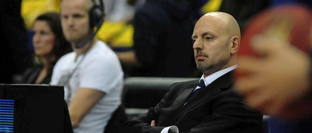 Albas Trainer Sasa Obradovic.