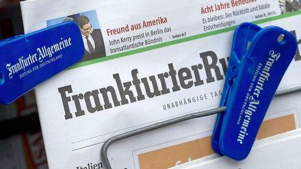 Angepackt: Die "FAZ" übernimmt den lokalen Konkurrenten "Frankfurter Rundschau".