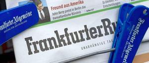 Angepackt: Die "FAZ" übernimmt den lokalen Konkurrenten "Frankfurter Rundschau".