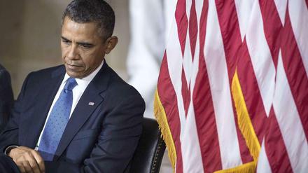 Die Hände gebunden: US-Präsident Barack Obama. 