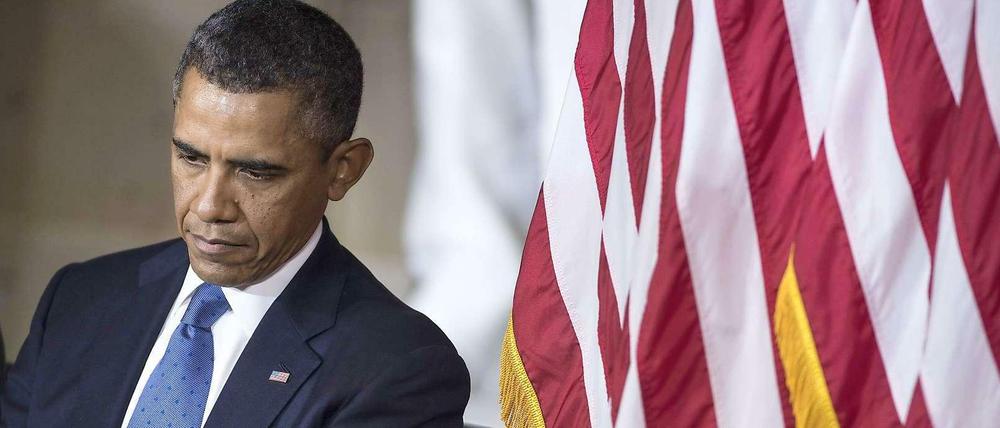 Die Hände gebunden: US-Präsident Barack Obama. 