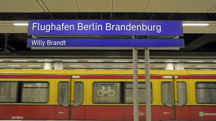 Die Bahn will dem Flughafen später die Rechnung präsentieren.