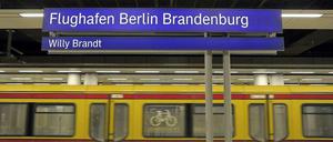 Die Bahn will dem Flughafen später die Rechnung präsentieren.