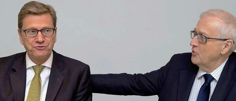 Außenminister Guido Westerwelle und FDP-Spitzenkandidat Rainer Brüderle.