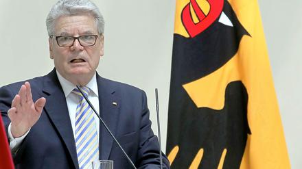 Bundespräsident Joachim Gauck.
