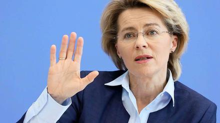 Bundesarbeitsministerin Ursula von der Leyen (CDU).