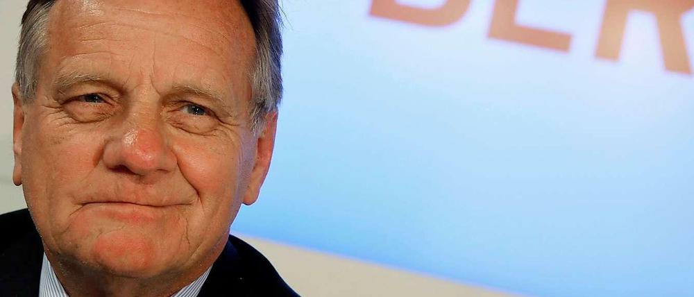 Übernimmt die Führung des Großflughafens BER: Der ehemalige Air-Berlin-Chef Chef Hartmut Mehdorn.