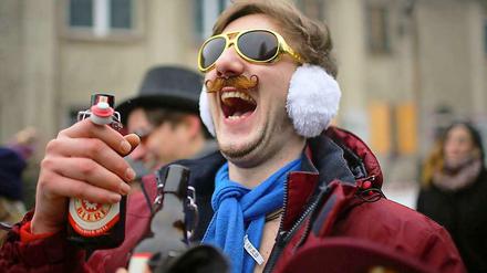 Teilnehmer des "Hipster Winter Cup 2013".