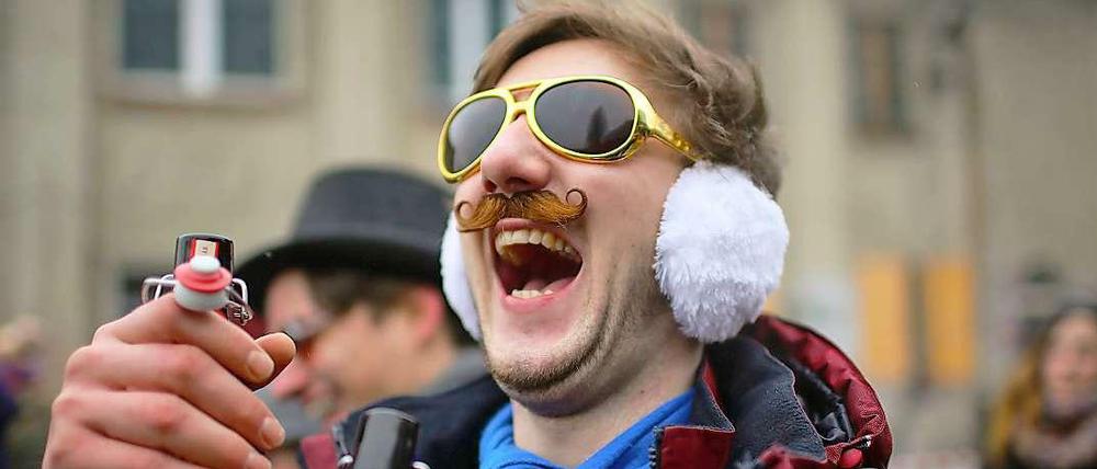 Teilnehmer des "Hipster Winter Cup 2013".
