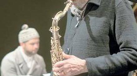 Charles Lloyd (r.) und Pianist Jason Moran. 