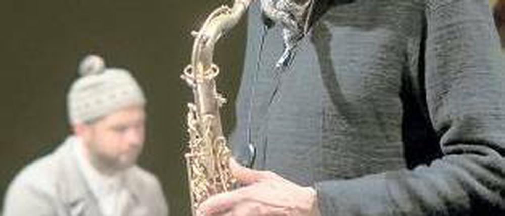 Charles Lloyd (r.) und Pianist Jason Moran. 