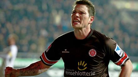 Daniel Ginczek ist zurzeit der überragende Mann beim FC St. Pauli und hat schon 11 Saisontreffer erzielt.