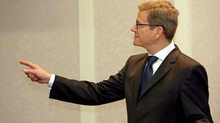 Außenminister Guido Westerwelle erklärt die Bundestagswahl zur "Schicksalswahl".