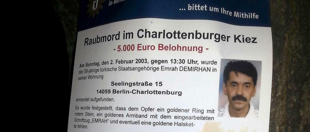 Wieder aufgerollt: Im Mordfall Emrah Demirhan sucht die Polizei nach Hinweisen. 