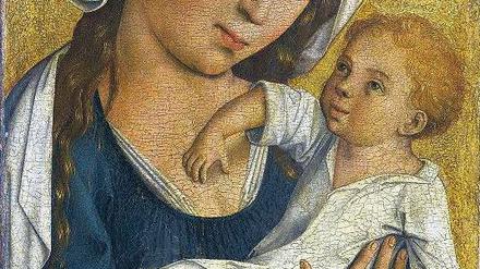 Innige Liebe. Das Gemälde gilt als Werk des Flamen Robert Campin. Foto: AFP