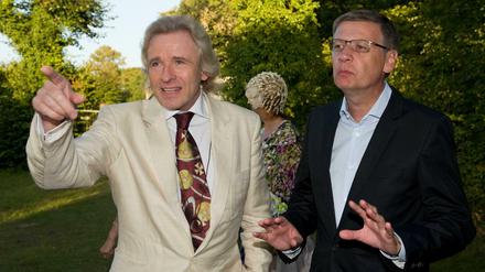 Thomas Gottschalk (li.) und Günther Jauch sollen einen gemeinsame RTL-Show bekommen, meldet der "Spiegel".