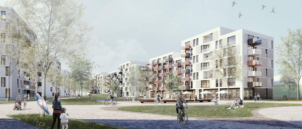 Im Grünen wohnen und arbeiten in Berlin-Tempelhof.