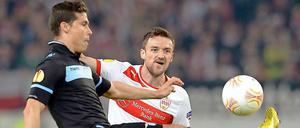 Im Hinspiel in Stuttgart waren die Fans noch zugelassen. Lazio gewann 2:0.