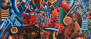 Farbexplosion. „Bogenschützen“ von Sascha Wiederhold, 1928.