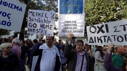 Proteste am Montag in Nikosia