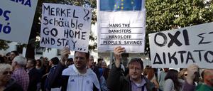 Proteste am Montag in Nikosia
