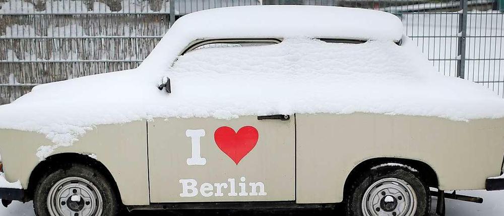 Schnee und Kälte hat die Hauptstadt im Griff - und das auch noch nach dem offiziellen Frühlingsbeginn.
