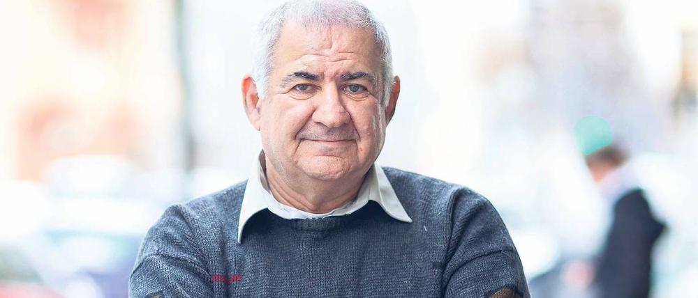 In der Goethestraße. Der 52-Jährige besucht gerade die Stadt.
