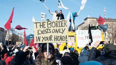 Vor einem Jahr hatte der bundesweite Protest begonnen. Die Forderung: das Asylrecht ändern.