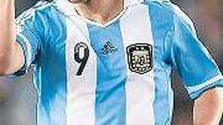 La Paz, wir kommen! Gonzalo Higuaín schoss sich gegen Venezuela warm für Bolivien. Foto: Reuters