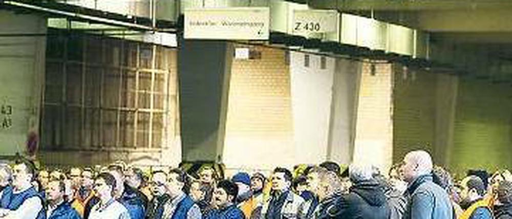 76,1 Prozent der Gewerkschafter sprachen sich gegen den Tarifvertrag aus. Foto: dpa