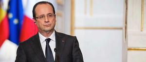 Mit dem Rücken zur Wand: Frankreichs Präsident François Hollande .