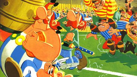 Inselbesucher: Mit den Bewohnern des heutigen Vereinigten Königreichs haben die Gallier bereits im Band "Asterix bei den Briten" ihre Erfahrungen gemacht.