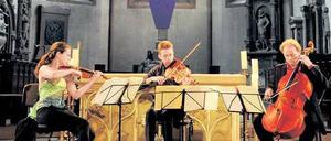 Mach hoch die Tür, das Ohr mach weit. Konzert eines Philharmoniker-Ensembles in der Stiftskirche. 