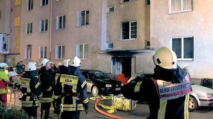 Feuer in Köln. In diesem Haus starben an Ostern zwei Menschen.