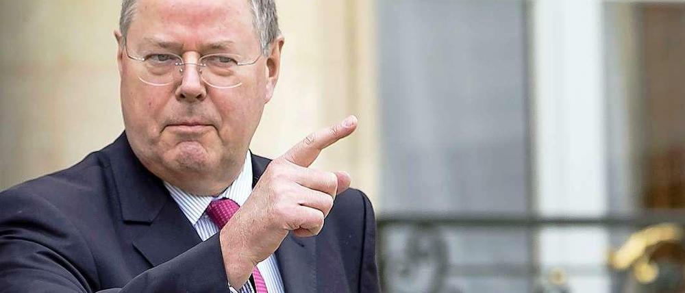 Peer Steinbrück zum getrennten Sportunterricht: „Ich würde da Rücksicht nehmen auf religiöse Überzeugungen. Aber da denkt vielleicht jeder anders.“ 