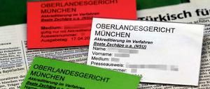Der Streit um das Akkreditierungsverfahren am OLG München für den NSU-Prozess geht weiter.