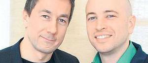 Ronny Lamek und Jamel Abderrahmane sind die Pflegeagenten.