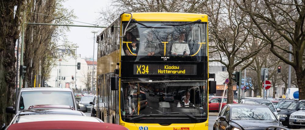 Der X34 ist eine besonders lange Linie in der Stadt.