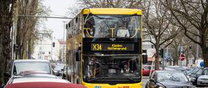 Der X34 ist eine besonders lange Linie in der Stadt.