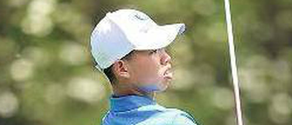 Keine Länge. Guan Tianlang stößt beim US Masters an seine Grenzen. 