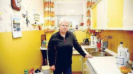 Ohne Ausblick. Das Küchenfenster in Helga Brandenburgers Wohnung in der Calvinstraße wurde zugemauert.